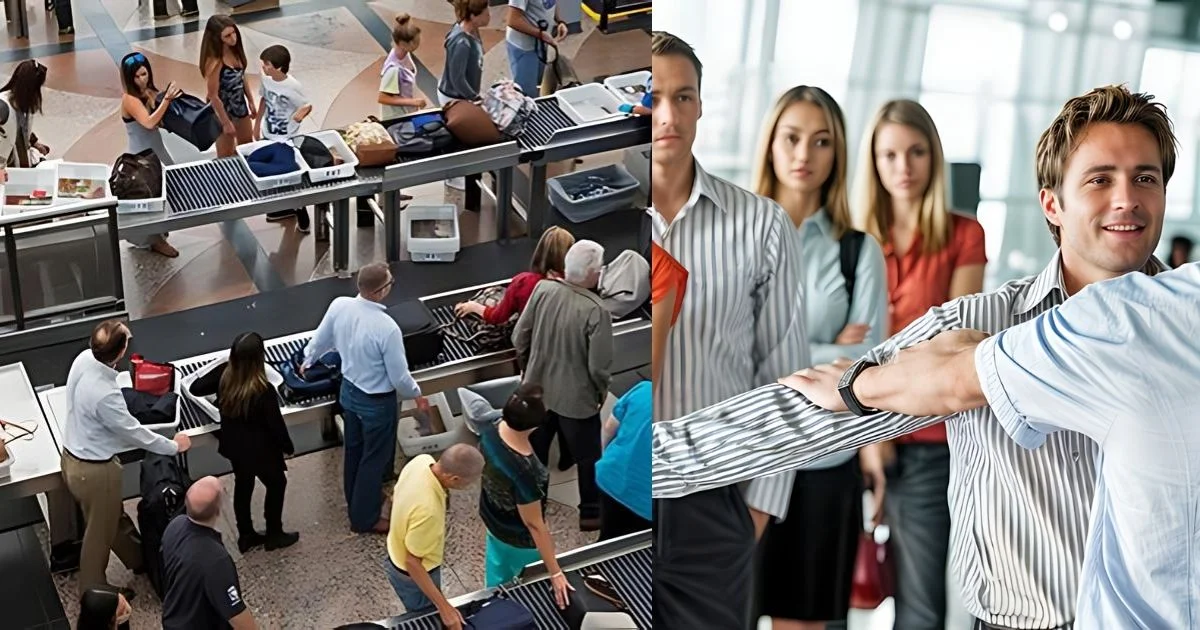 Lines at Security Checkpoints